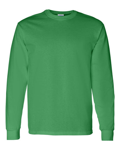 Gildan Unisex Heavy Cotton™ Long Sleeve T-Shirt 5400 #color_Irish Green