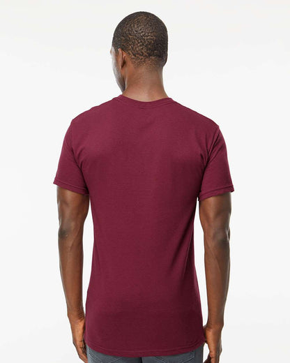 M&O Men's Gold Soft Touch T-Shirt 4800 #colormdl_Maroon