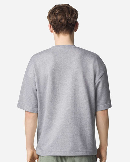 American Apparel Unisex French Terry Ex Crew FTEX00 #colormdl_Heather Grey
