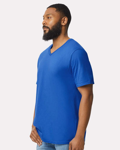 Gildan Unisex Softstyle® V-Neck T-Shirt 64V00 #colormdl_Royal