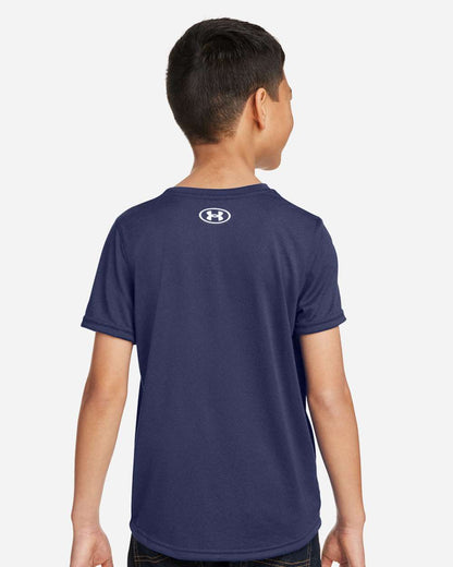 Under Armour Youth Tech™ Team T-Shirt 1377487 #colormdl_Midnight Navy/ White