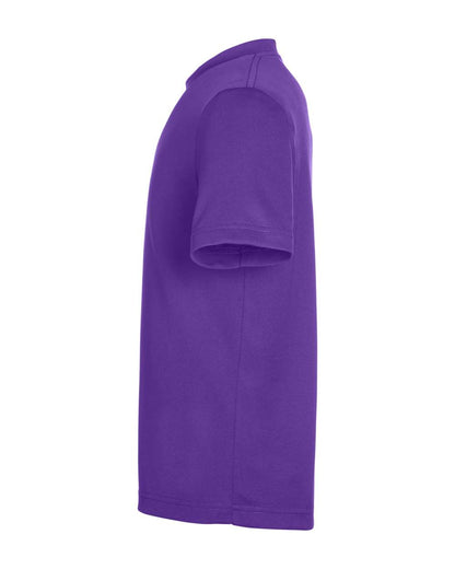 Team 365 Youth Zone Performance Mesh T-Shirt TT15Y #color_Sport Purple