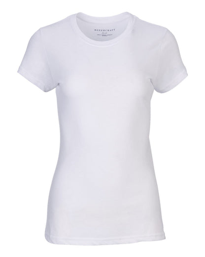 Boxercraft Women's Tri-Blend T-Shirt BW2101 #color_White