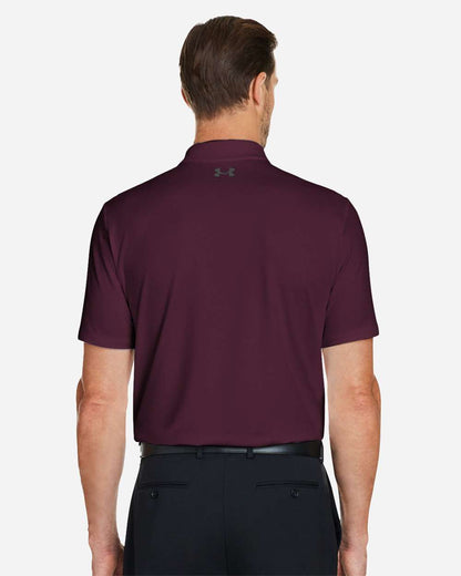 Under Armour Men's Performance 3.0 Golf Polo 1377374 #colormdl_Dark Maroon/ Pitch Grey