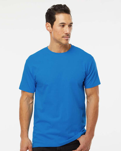 M&O Men's Gold Soft Touch T-Shirt 4800 #colormdl_Ocean Blue