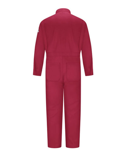 Bulwark Premium Coverall - EXCEL FR Tall Sizes CEB2T #color_Red