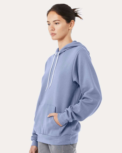 BELLA + CANVAS Sponge Fleece Hoodie 3719 #colormdl_Lavender Blue