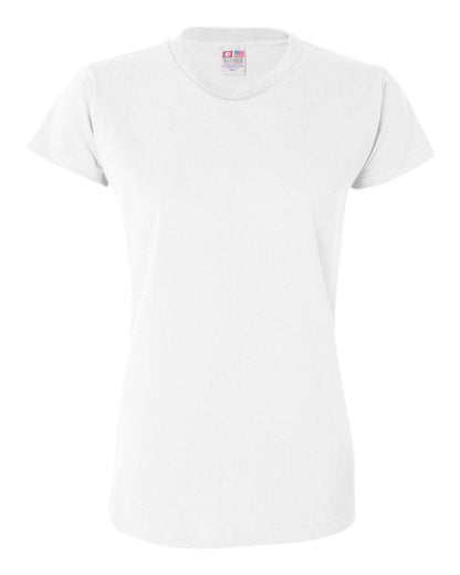 Bayside Women's USA-Made T-Shirt 3325 #color_White