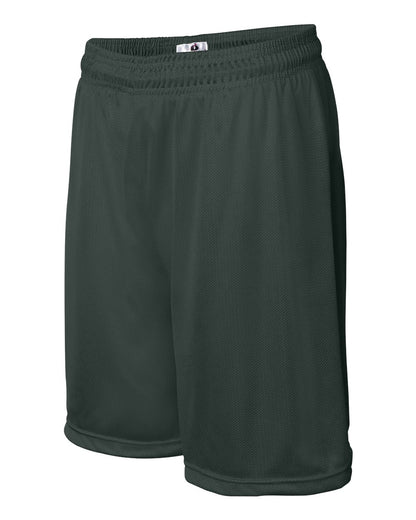 Badger Mini Mesh 7'' Inseam Shorts 7237 #color_Forest