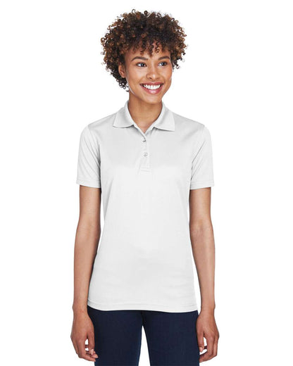 UltraClub Women's Cool & Dry Mesh Piqué Polo 8210L #colormdl_White