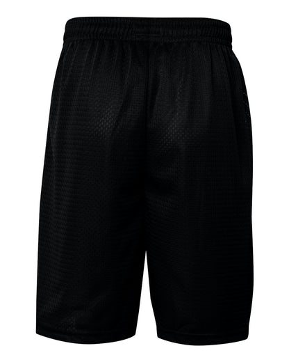 Badger Pro Mesh 9" Shorts with Pockets 7219 #color_Black