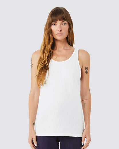 BELLA + CANVAS Triblend Tank 3484 #colormdl_Solid White Triblend