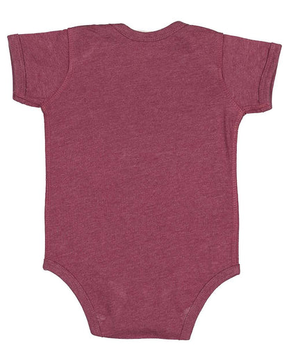 Rabbit Skins Infant Fine Jersey Bodysuit 4424 #color_Vintage Burgundy