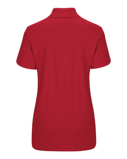 Red Kap Women's Performance Knit Pocketless Core Polo SK97 #color_Red