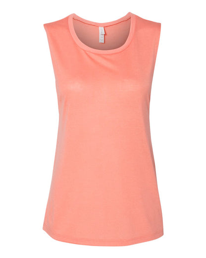 BELLA + CANVAS Women's Flowy Scoop Muscle Tank 8803 #color_Sunset