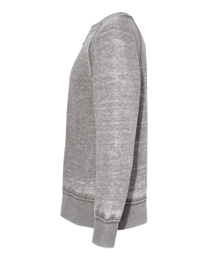 J. America Men's Vintage Zen Fleece Crewneck Sweatshirt 8920 #color_Cement