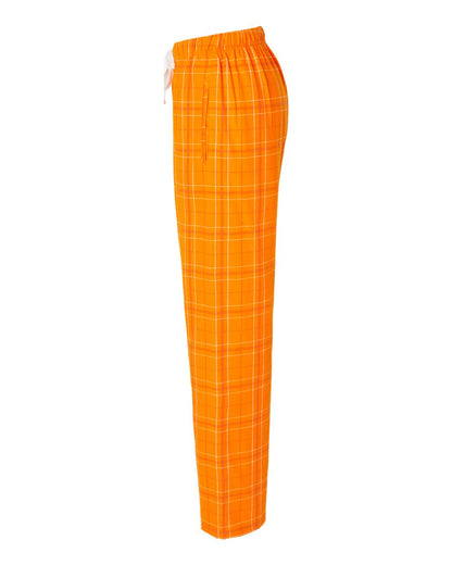 Boxercraft Women's Haley Flannel Pants BW6620 #color_Orange Field Day Plaid