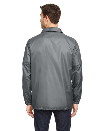 Team 365 Unisex Zone Protect Coaches Jacket TT75 #colormdl_Sport Graphite