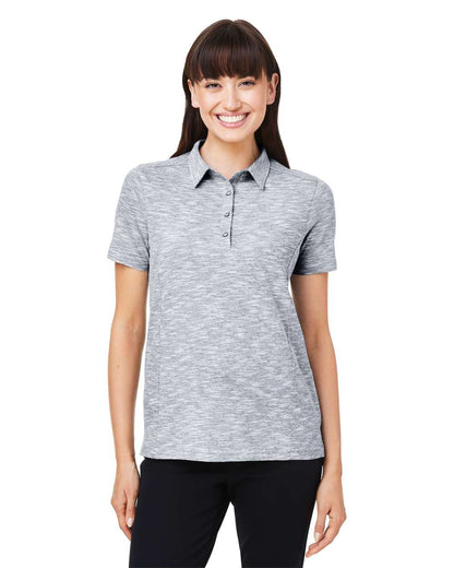 North End Women's Eclipse Jacquard Polo NE115W #colormdl_Black Heather
