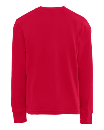 Next Level Youth Cotton Long Sleeve T-Shirt 3311 #color_Red