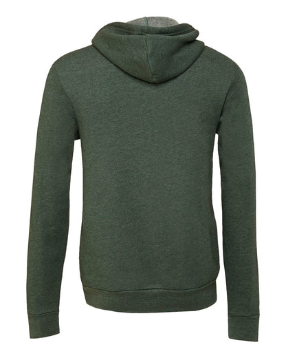 BELLA + CANVAS Unisex Sponge Fleece Hoodie Sweatshirt 3719 #color_Heather Forest