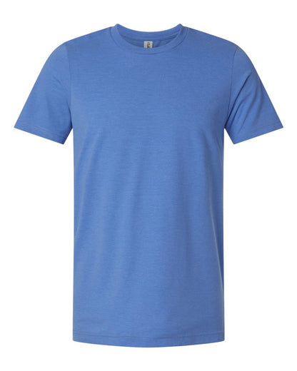 Tultex Combed CVC T-Shirt 602CVC #color_Heather Columbia Blue