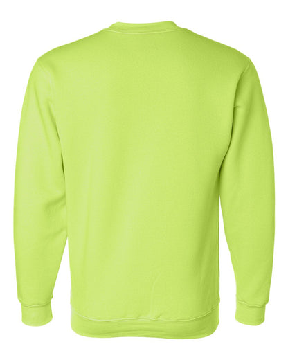 Bayside USA-Made Crewneck Sweatshirt 1102 #color_Lime Green