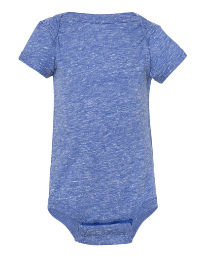 Rabbit Skins Infant Harborside Mélange Bodysuit 4491 #color_Royal Melange