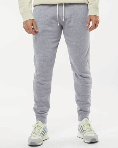 J. America Unisex Triblend Fleece Joggers 8854 #colormdl_Grey Triblend