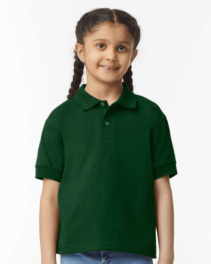 Gildan Youth DryBlend® Jersey Polo 8800B #colormdl_Forest Green