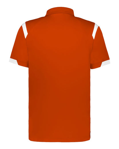 Badger Men's On the Rise Polo 3350 #color_Burnt Orange/ White