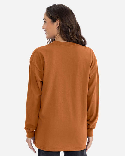 Next Level Unisex Heavyweight Long Sleeve T-Shirt 7211 #colormdl_Clay