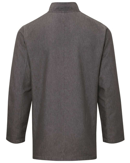 Artisan Collection by Reprime Unisex Denim Chef's Jacket RP660 #color_Grey Denim