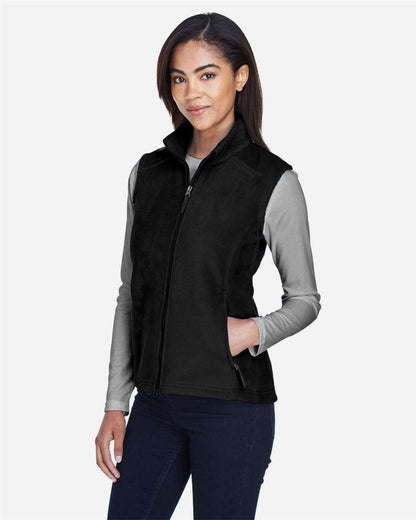 CORE365 Women's Journey Fleece Vest 78191 #colormdl_Black