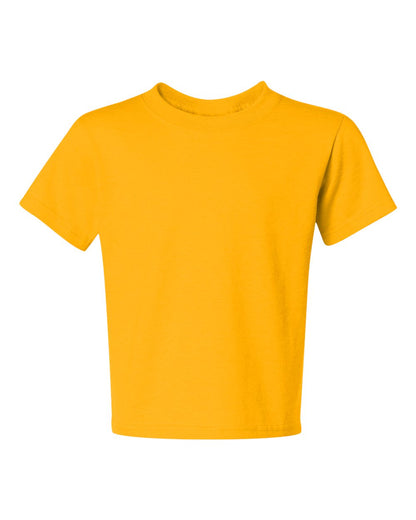 JERZEES Youth Dri-Power® 50/50 T-Shirt 29BR #color_Island Yellow