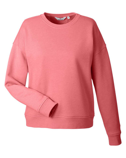 vineyard vines Women's Garment-Dyed Crewneck Sweatshirt K002794 #color_Jetty Red