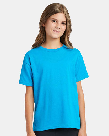 Hanes Ecosmart™ Youth T-Shirt 5370 #colormdl_Teal