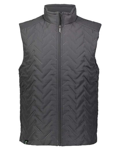 Holloway Men's Repreve® Eco Quilted Vest 229513 #color_Carbon
