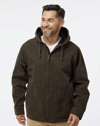 DRI DUCK Men's Tall Laredo Boulder Cloth™ Canvas Jacket with Thermal Lining 5090T #colormdl_Tobacco
