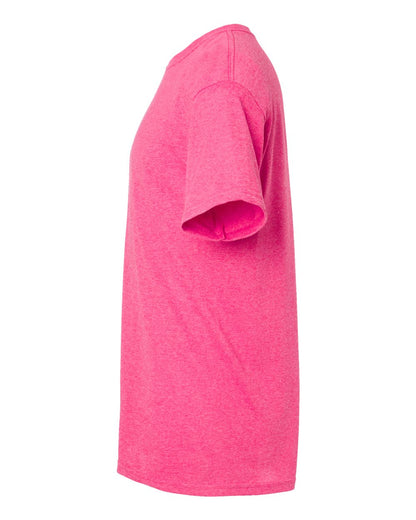 M&O Men's Gold Soft Touch T-Shirt 4800 #color_Neon Pink