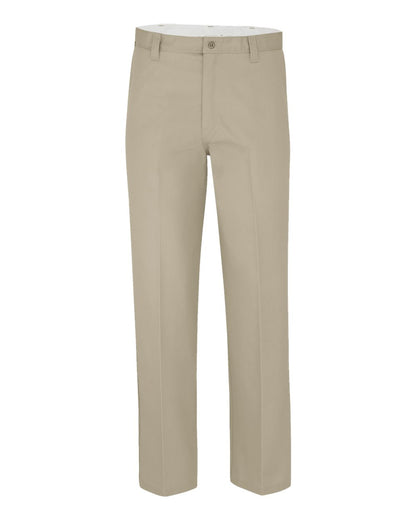 Dickies Men's Industrial Flat Front Pants LP92 #color_Desert Sand - 32I