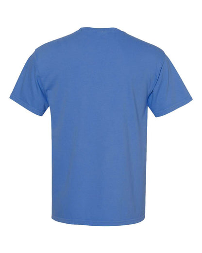 Comfort Colors Unisex Garment-Dyed Heavyweight Pocket T-Shirt 6030 #color_Neon Blue