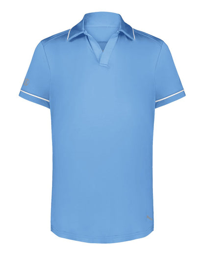 Holloway Women's CoolCore® Polo 222701 #color_Columbia Blue/ White