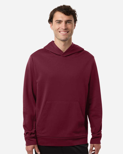Team 365 Unisex Squad Hooded Tech Fleece Pullover TT400 #colormdl_Sport Maroon