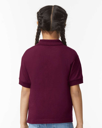 Gildan Youth DryBlend® Jersey Polo 8800B #colormdl_Maroon