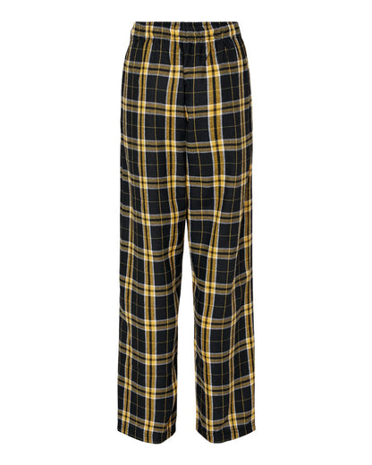 Boxercraft Youth Flannel Pants BY6624 #color_Black/ Gold