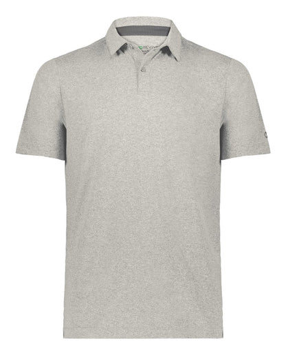 Holloway Men's Eco Revive™ Ventura Soft Knit Polo 223554 #color_Grey Heather