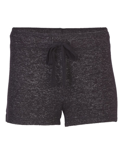 Boxercraft Women's Cuddle Fleece Shorts L11 #color_Black Heather