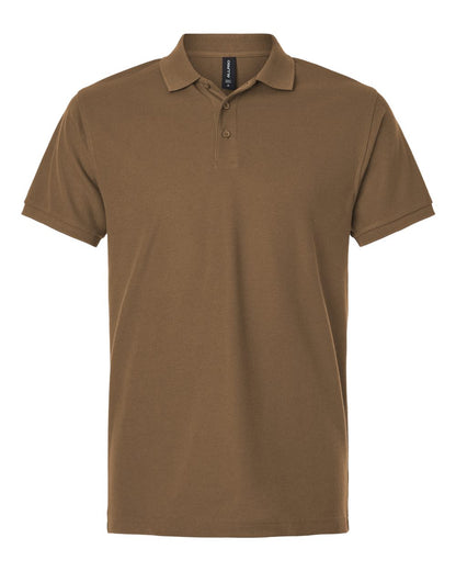 AllPro Men's Pique Polo 62800 #color_Cigar