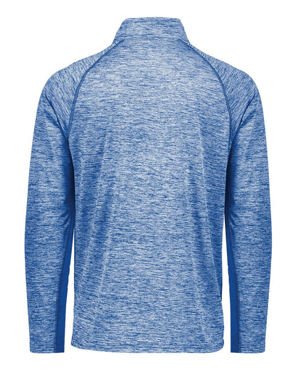 Holloway Men's Electrify CoolCore® Quarter-Zip Pullover 222574 #color_Royal Heather